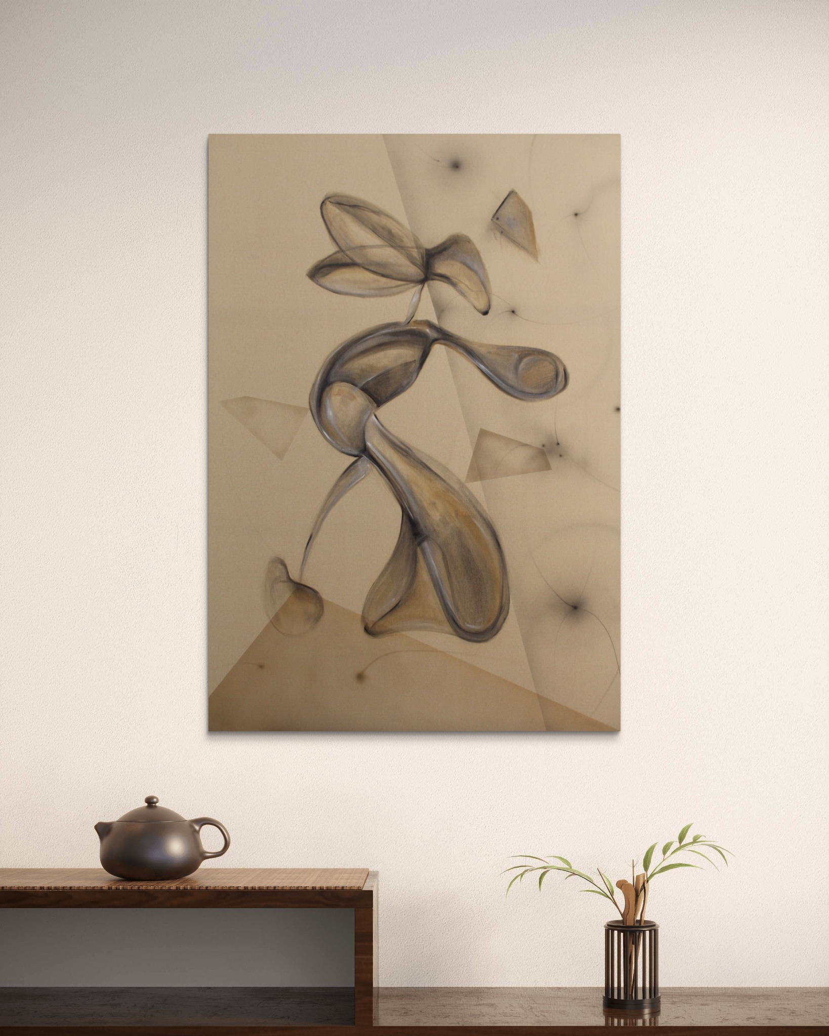 The Visitor — interior mockup