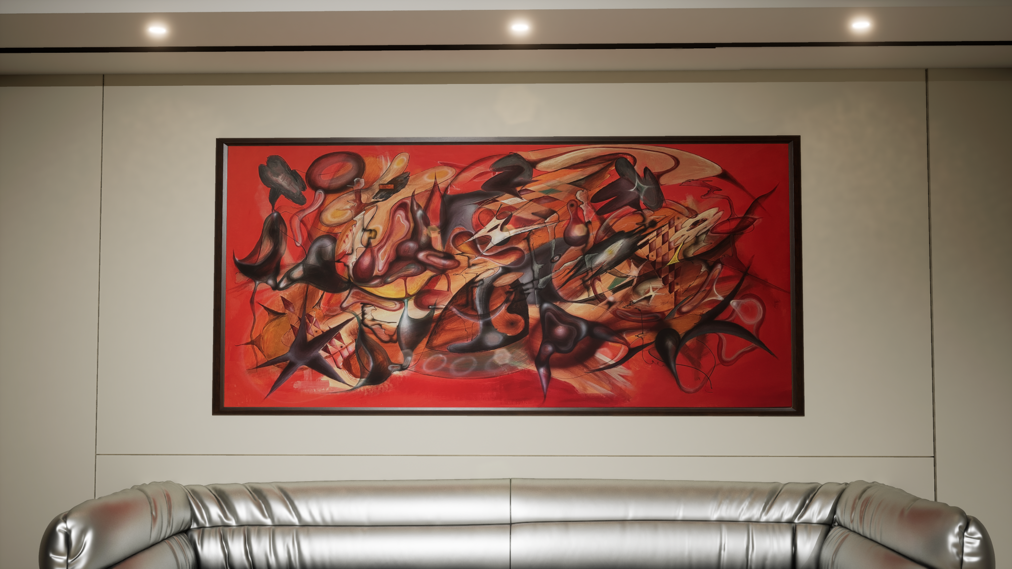 Red Vortex by SVOBODA — Interior visualization